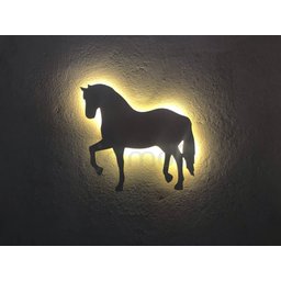 Luminoso Decorativo Cavalo:branco Quente (amarelado) - 3