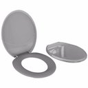 Ver imagem 1 de Assento Sanitário Max Plena Cinza 100 - 26910218 - Tigre Assento Sanitario Oval Max Plena Cinza Tigr