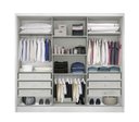 Ver imagem 4 de Guarda Roupa Casal 3 Portas 6 Gavetas - Medelim-branco - Móveis Novo Horizonte