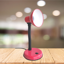 Ver imagem 6 de Luminária Mesa Abajur 35cm Articulada Flexível + Lâmpada Led Pt-06 Cor: Rosa