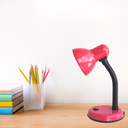 Ver imagem 5 de Luminária Mesa Abajur 35cm Articulada Flexível + Lâmpada Led Pt-06 Cor: Rosa