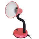 Ver mais imagens de Luminária Mesa Abajur 35cm Articulada Flexível + Lâmpada Led Pt-06 Cor: Rosa