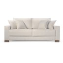 Ver imagem 1 de Sofá 2 Lugares Linho Off White Helô 1,80m