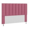 Cabeceira Estofada Cama Box Casal 140 Cm Rosa - 1