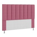 Ver imagem 1 de Cabeceira Estofada Cama Box Casal 140 Cm Rosa