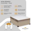 Ver imagem 4 de Cama Box Casal Sintético + Colchão Molas Ensacadas Royal Sleep Bioclassic 138cm - Suporta até 120