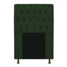 Cabeceira Estofada Lady 100 cm Solteiro Com Capitonê Suede Verde - STS Móveis - 1
