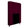 Cabeceira Estofada Brenda 90 cm Solteiro Com Botonê Suede Bordô - STS Móveis - 2