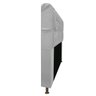 Cabeceira Estofada Lady 100 cm Solteiro Com Capitonê Suede Branco - STS Móveis - 2