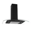 Ver imagem 1 de Coifa Fogatti de Parede Clean Vidro Curvo Black 80cm