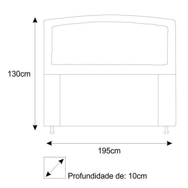 Cabeceira Estofada Geovana 195 cm King Size Com Capitonê Suede Pink - STS Móveis - 3