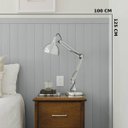 Ver imagem 6 de Revestimento de Parede Shiplap Ripado Vinilico 125x100cm:grey