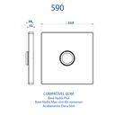 Ver imagem 2 de Acabamento para Valvula de Descarga Fani Champagne 590 Ch