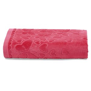 Toalha de Rosto Döhler Romance Cereja