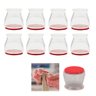Protetor de Silicone Pes Mesa Cadeira 8 Peças Anti Risco Anti Ruido Moveis Resistente Piso Ceramica - 1