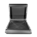 Ver imagem 3 de Cadeira Longarina 4 Lugares Preta sem Estofado