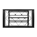 Ver imagem 1 de Basculante 80x60 Req 12cm Grade Xadrez sem Vidro Stander