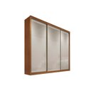 Ver imagem 1 de Guarda Roupa Solteiro 3 Portas e 8 Gavetas Sollo/logan Freijo Cumaru C/ Fendi - Novo Horizonte