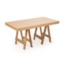 Mesa Cavalete Pequena 1,20x60x60 Mdf Cru - 1