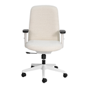 Ver imagem 2 de Cadeira de Escritório Diretor Nr17 Ergonômica Milano Confort Linho Off-white