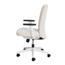Ver imagem 3 de Cadeira de Escritório Diretor Nr17 Ergonômica Milano Confort Linho Off-white