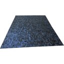 Ver imagem 1 de Tapete de couro preto tingido 2,00x2,50 sem bordas pç 3x5cm