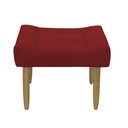 Ver imagem 3 de Puff Banqueta Decorativo Pés Madeira