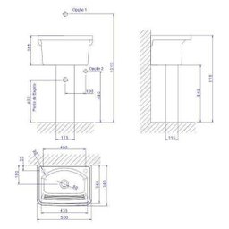 Tanque 22 Litros TQ.01.17 Branco - Deca - 3