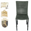 Ver imagem 3 de 8 Cadeiras Corda Náutica e Mesa Tampo Ripado Retangular 2,00 Verde