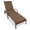 Ver imagem 1 de Espreguiçadeira Catar com Regulagem para Piscina, Área Externa