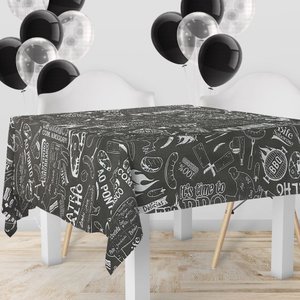 1 Toalha Mesa Festa TNT Boteco Cerveja Churrasco 140X140