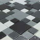 Ver imagem 2 de Pastilhas de Vidro 2,3 X 2,3 e 4,8 X 4,8 La Bella Griffe - Preto