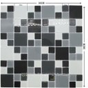 Ver imagem 7 de Pastilhas de Vidro 2,3 X 2,3 e 4,8 X 4,8 La Bella Griffe - Preto