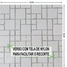 Pastilha de Vidro Cristal Preta Grande 30x30cm para Cozinha - 8