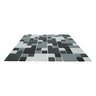 Pastilha de Vidro Cristal Preta Grande 30x30cm para Cozinha - 3
