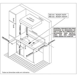 Cooktop Continental 5 Bocas Vidro Preto Bivolt Kc5Gp - 7