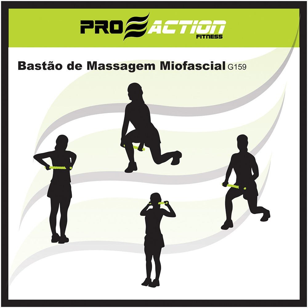 Bastão de Massagem Miofascial - Proaction - 2