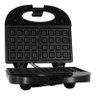 Máquina de Waffle Aroma Antiaderente 127v Preta - Agratto - 2