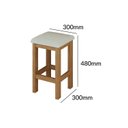 Ver imagem 3 de Conjunto Mesa Dobrável com 4 Bancos para Sala de Jantar Marrom/Inovata/Nevoa