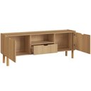Ver imagem 7 de Rack para Sala de Estar TV 75 Polegadas 180cm Orgânico Nordic A03 Hanover Roble - Lyam Decor