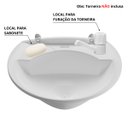 Ver imagem 3 de Pia Lavatório Banheiro Plástico 4L Branca | Astra