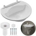 Ver imagem 1 de Pia Lavatório Banheiro Plástico 4L Branca | Astra