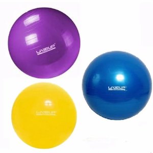 Kit 3 Bolas Suíças KL Master Liveup Pilates Yoga Ginástica