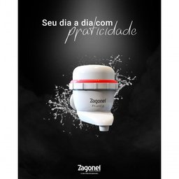 Torneira Elétrica Pratica Touch 5500w Zagonel Branca - 2