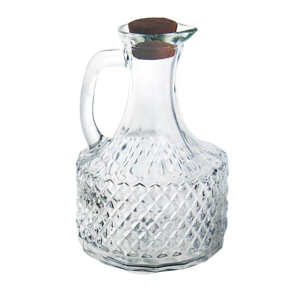 Ver imagem 2 de Porta Azeite de Vidro com Tampa de Rolha 370 Ml