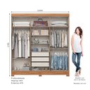 Ver imagem 7 de G. Roupa 6 Pts. C/ Espelho Nature/offwhite B367 - Briz