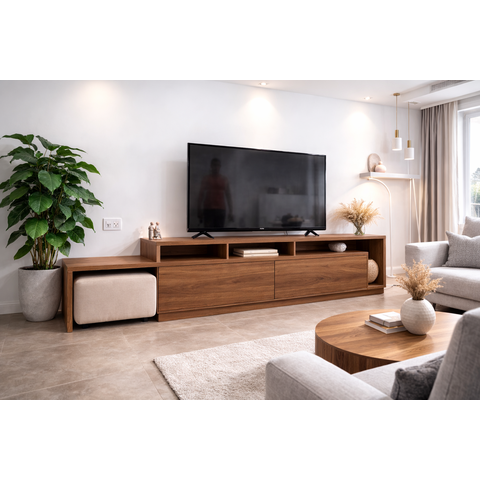 Rack para Sala TV Home em MDF Alto Padrão
