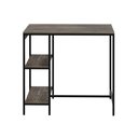 Ver imagem 4 de Mesa Bistrô 100x60x92cm C-02banquetas Tub Tucjbi1060.2b Carvalho Dark Est.preta Carvalho Dark - Est
