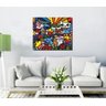Quadro Romero Britto Garden 90x90 cm - 2