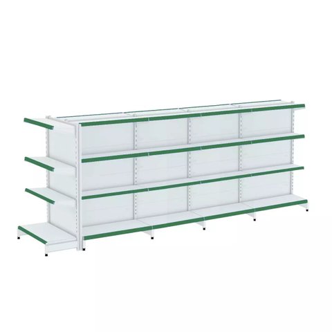 Gondola Centro 137 Fit Ate 4 Metros 1 Ponta Branco 36b Pe Verde